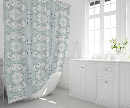 Groovy Flowers Shower Curtain