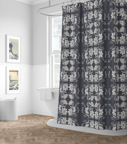 Groovy Flowers Shower Curtain