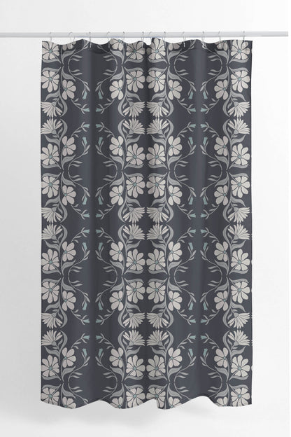 Groovy Flowers Shower Curtain