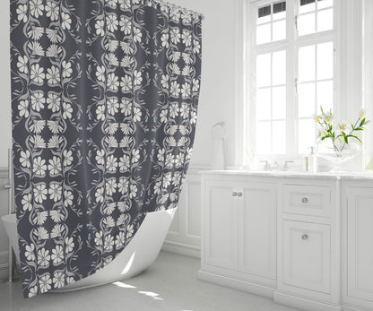 Groovy Flowers Shower Curtain