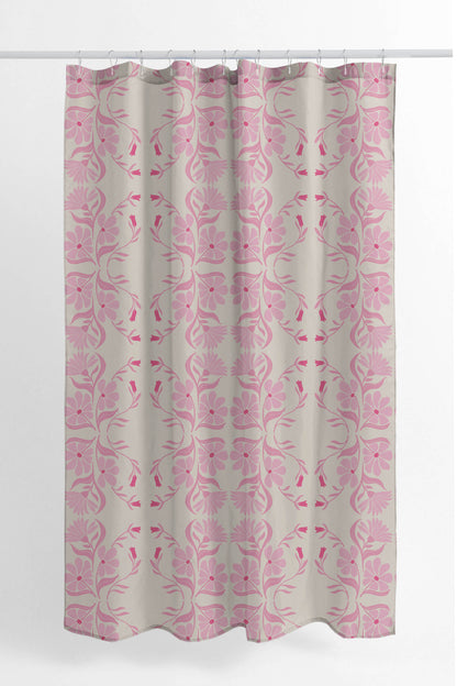 Groovy Flowers Shower Curtain