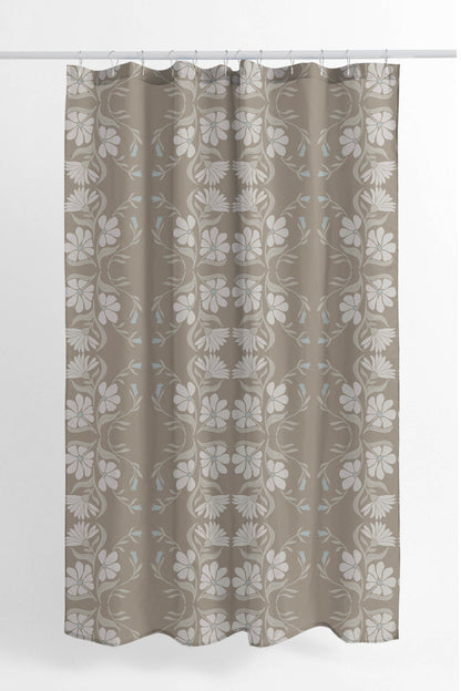 Groovy Flowers Shower Curtain