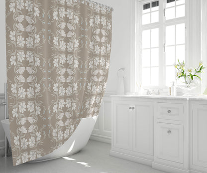 Groovy Flowers Shower Curtain