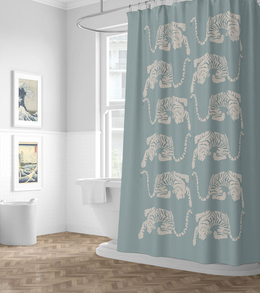 Hey Tiger Shower Curtain
