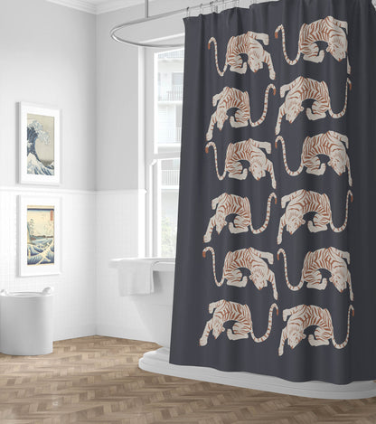 Hey Tiger Shower Curtain