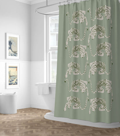 Hey Tiger Shower Curtain