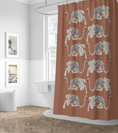 Hey Tiger Shower Curtain