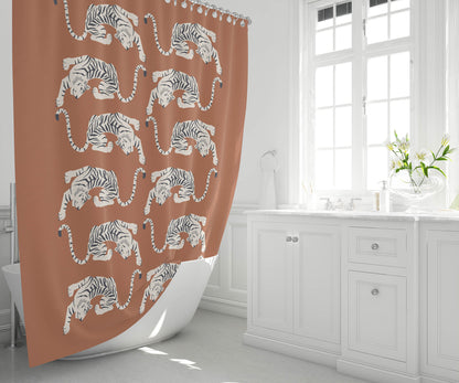 Hey Tiger Shower Curtain
