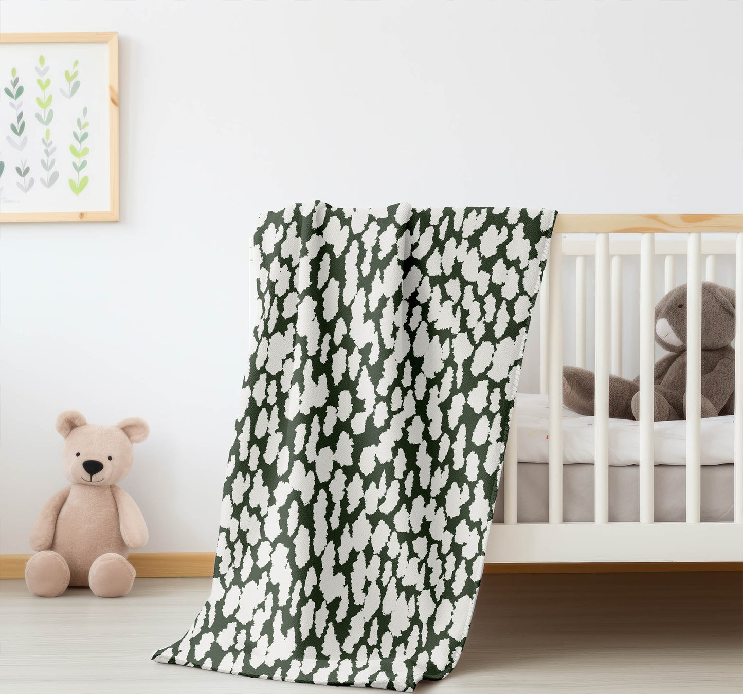 Animal Splat Velveteen Fleece Blanket