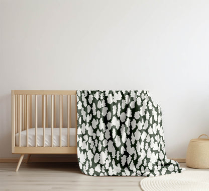 Animal Splat Velveteen Fleece Blanket