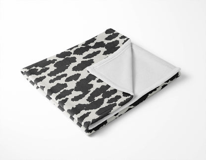 Animal Splat Velveteen Fleece Blanket