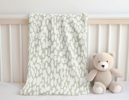 Animal Splat Velveteen Fleece Blanket