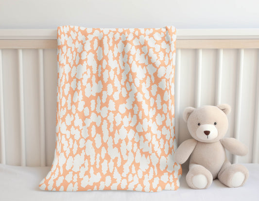 Animal Splat Velveteen Fleece Blanket