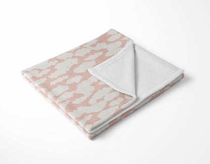 Animal Splat Velveteen Fleece Blanket