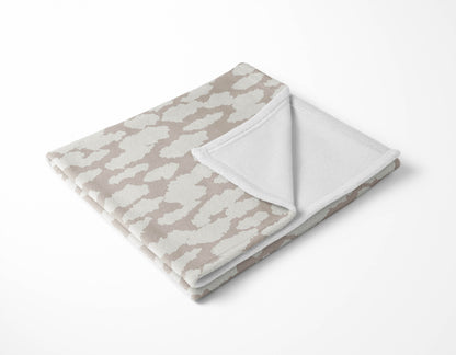 Animal Splat Velveteen Fleece Blanket