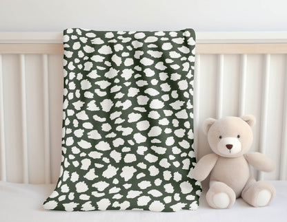 Animal Spot Velveteen Fleece Blanket