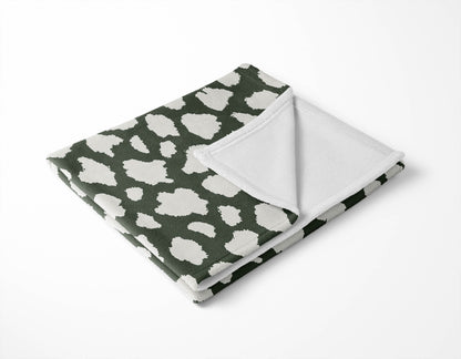 Animal Spot Velveteen Fleece Blanket