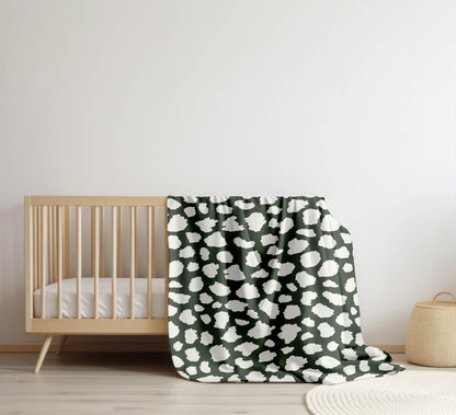 Animal Spot Velveteen Fleece Blanket