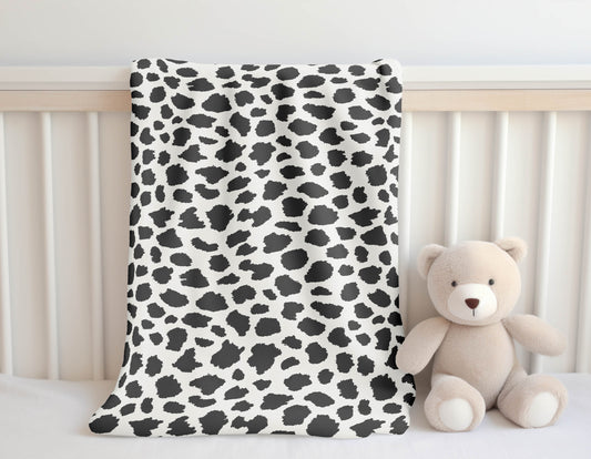 Animal Spot Velveteen Fleece Blanket