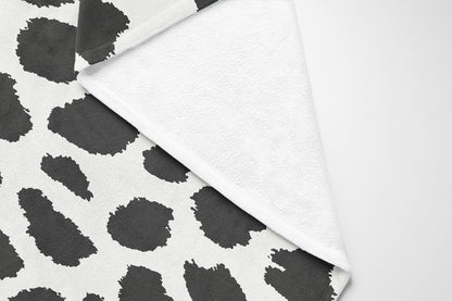 Animal Spot Velveteen Fleece Blanket