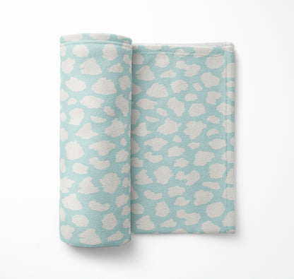 Animal Spot Velveteen Fleece Blanket