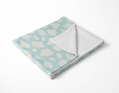 Animal Spot Velveteen Fleece Blanket