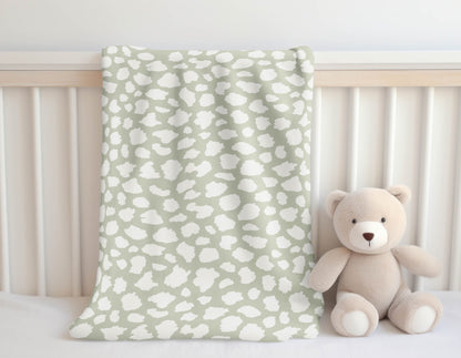 Animal Spot Velveteen Fleece Blanket