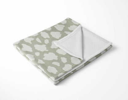 Animal Spot Velveteen Fleece Blanket
