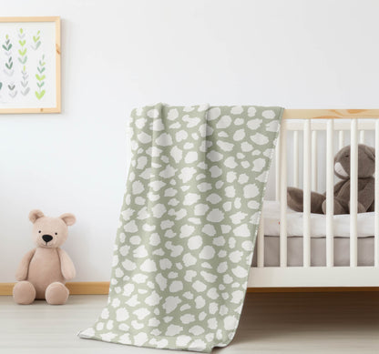 Animal Spot Velveteen Fleece Blanket
