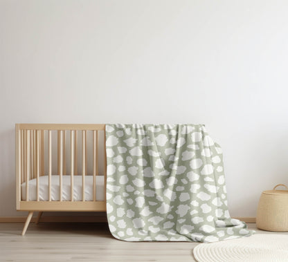 Animal Spot Velveteen Fleece Blanket