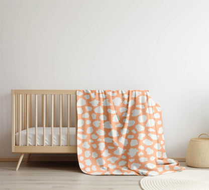 Animal Spot Velveteen Fleece Blanket