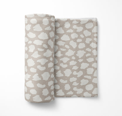 Animal Spot Velveteen Fleece Blanket