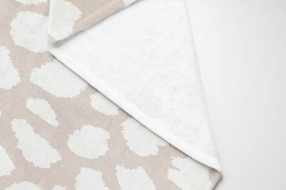 Animal Spot Velveteen Fleece Blanket