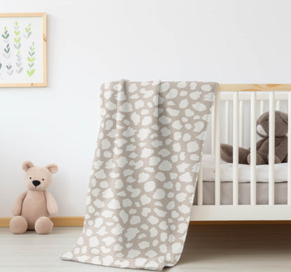 Animal Spot Velveteen Fleece Blanket