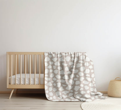 Animal Spot Velveteen Fleece Blanket
