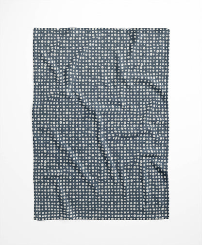 Assorted Dots Velveteen Fleece Blanket