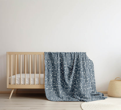 Assorted Dots Velveteen Fleece Blanket