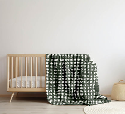 Assorted Dots Velveteen Fleece Blanket