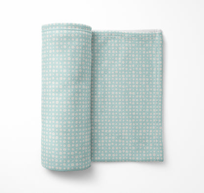 Assorted Dots Velveteen Fleece Blanket