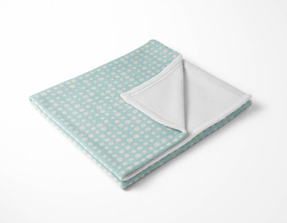 Assorted Dots Velveteen Fleece Blanket
