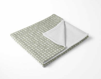 Assorted Dots Velveteen Fleece Blanket