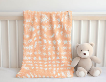 Assorted Dots Velveteen Fleece Blanket