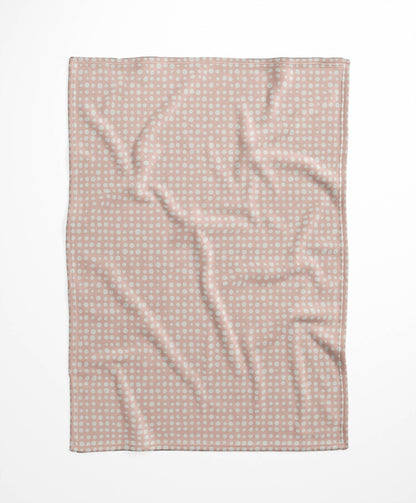 Assorted Dots Velveteen Fleece Blanket