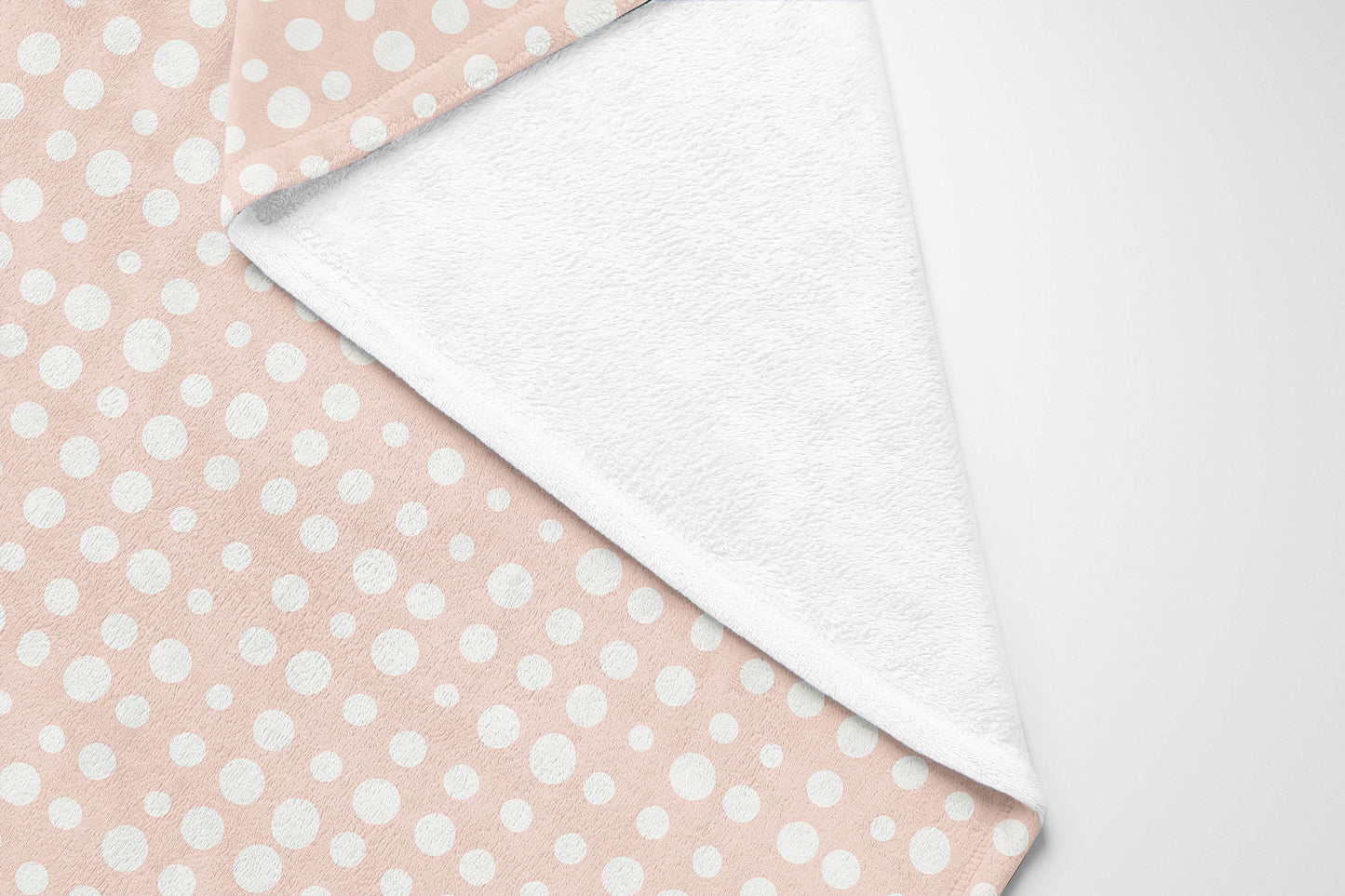 Assorted Dots Velveteen Fleece Blanket