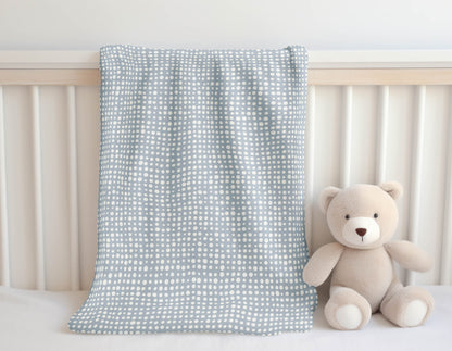 Assorted Dots Velveteen Fleece Blanket