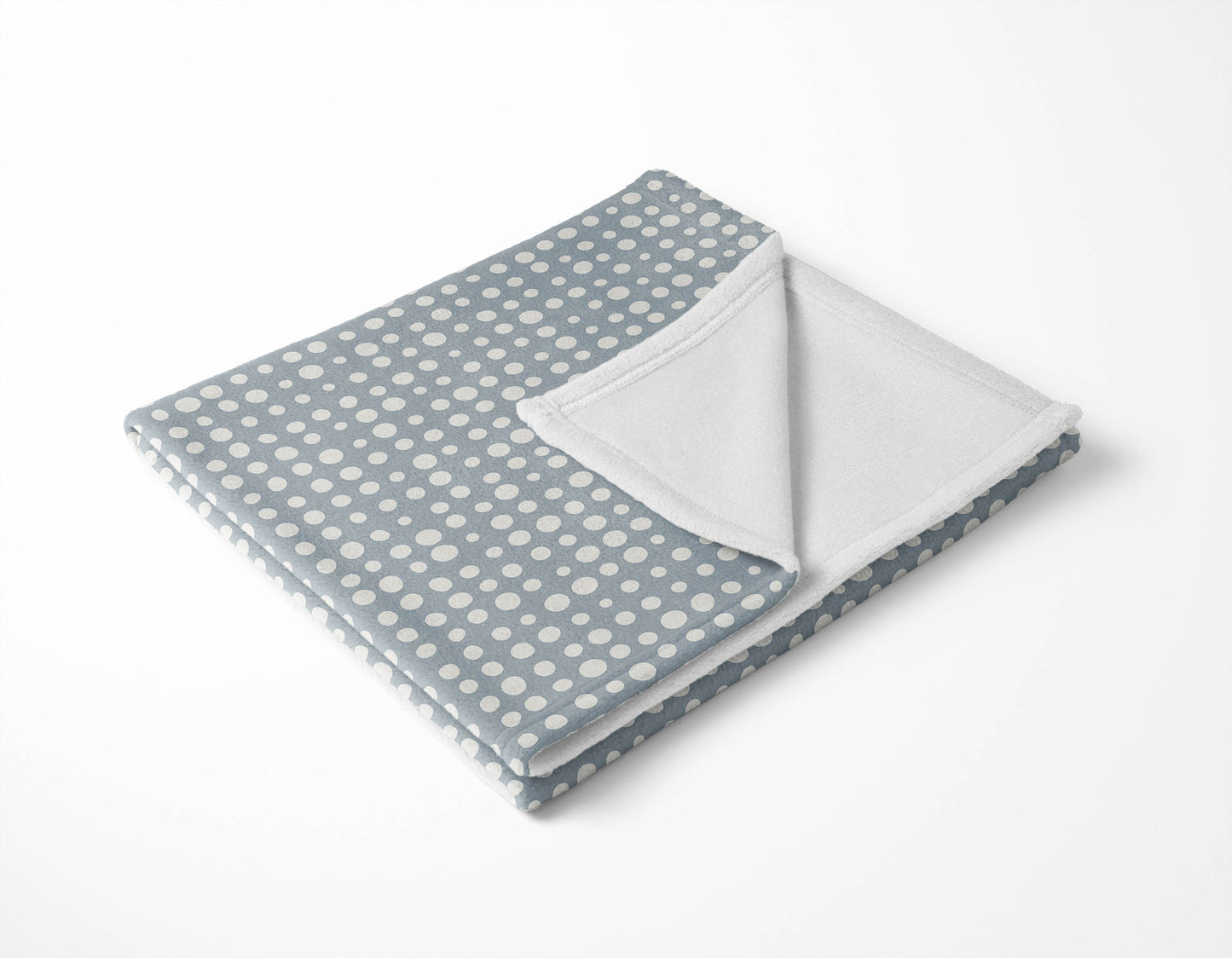 Assorted Dots Velveteen Fleece Blanket