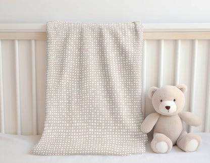 Assorted Dots Velveteen Fleece Blanket