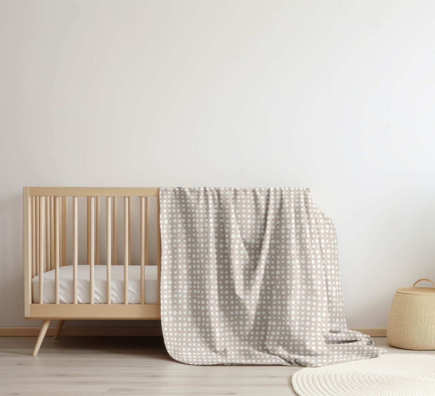 Assorted Dots Velveteen Fleece Blanket