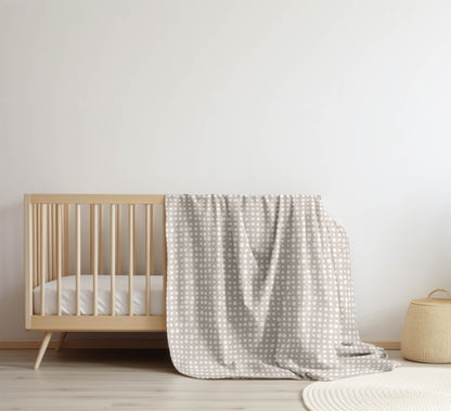 Assorted Dots Velveteen Fleece Blanket