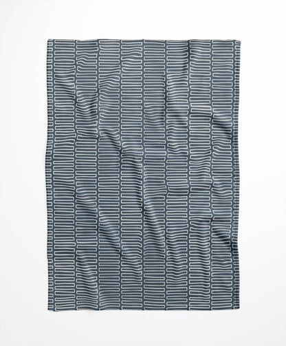 Block Maze Velveteen Fleece Blanket